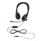 Califone NeoTech 1025MT On-Ear Stereo Headset with Gooseneck Microphone, 3.5mm Plug, Black/Silver